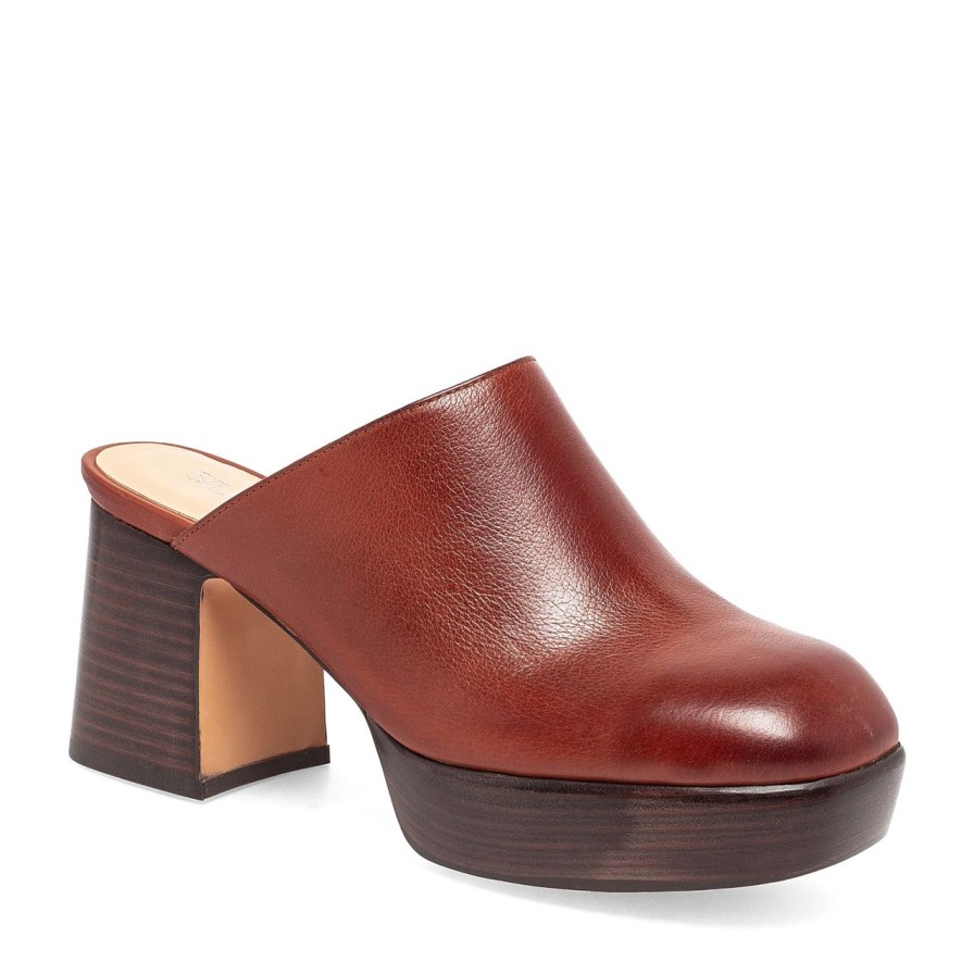 Women Silent D Mules & Clogs | Otern Mule Terracotta