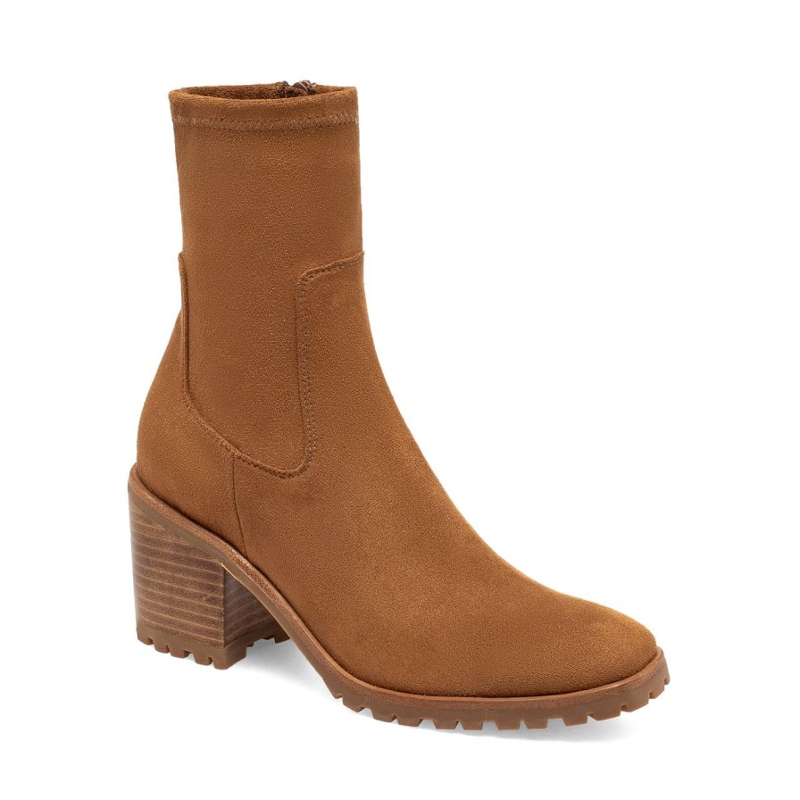 Women Silent D Ankle Boots | Deliva Boot Tan