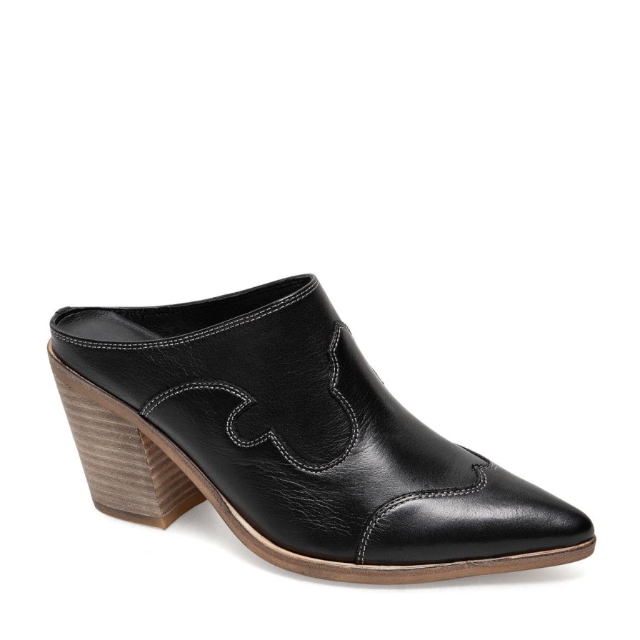 Women Silent D Mules & Clogs | Mopat Mule Black