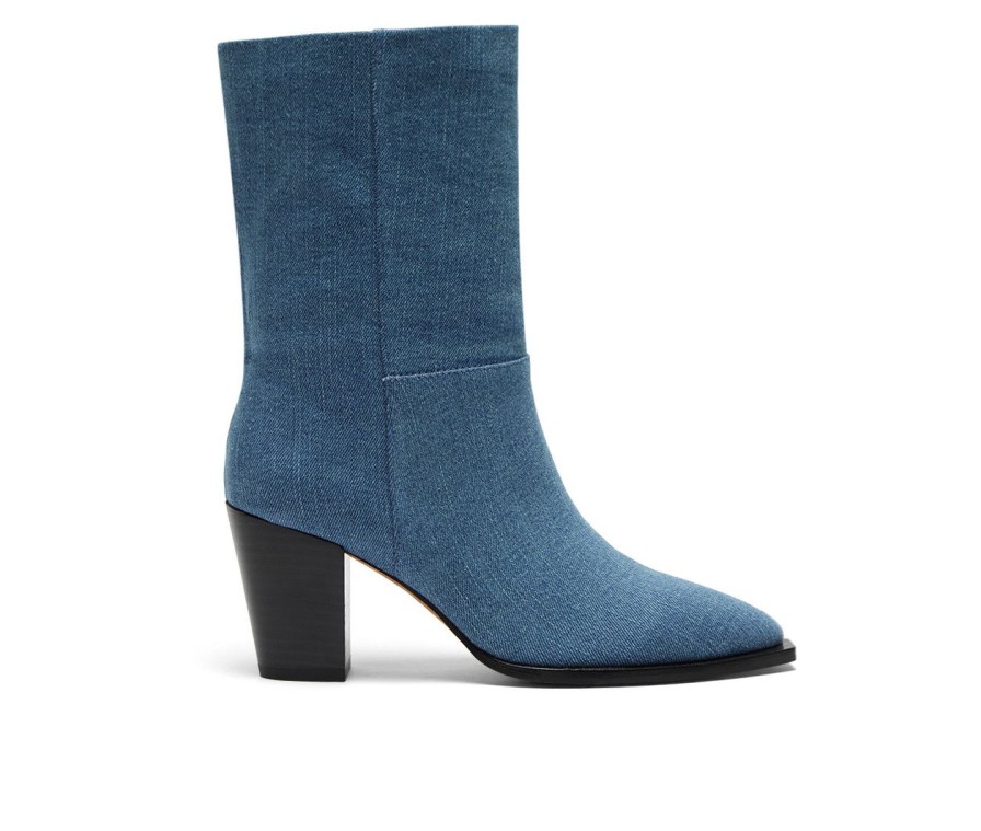 Women Silent D Tall Boots | Ivon Boot Dark Denim