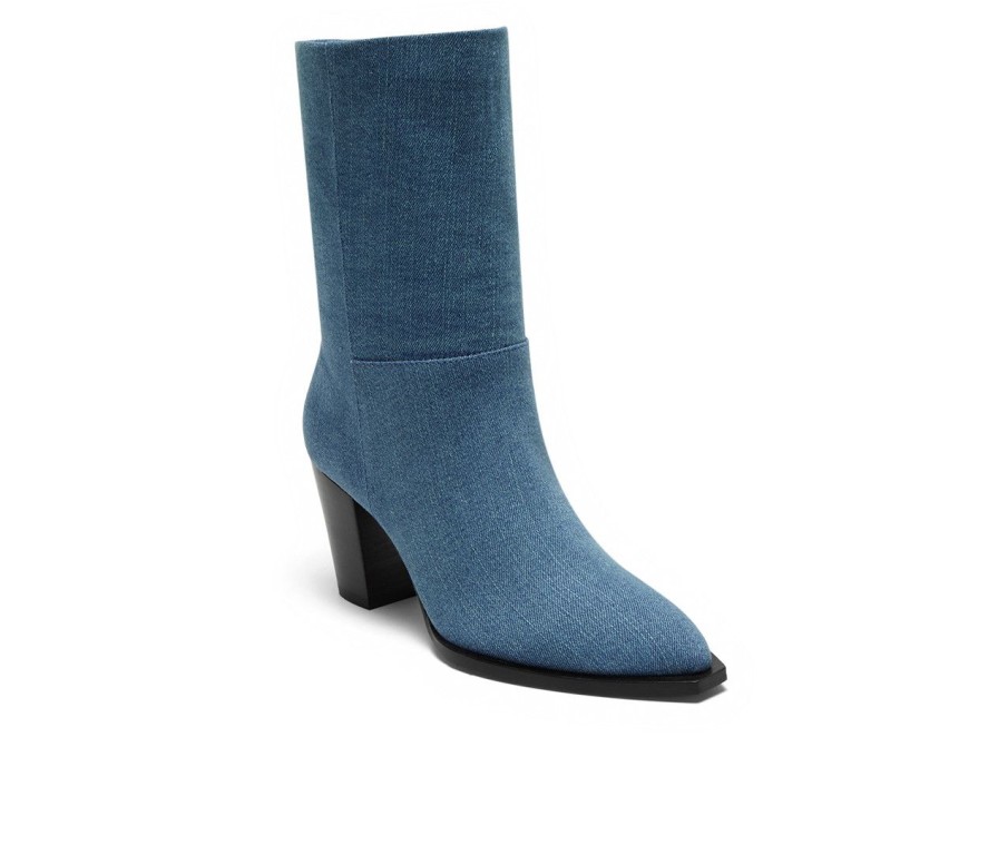 Women Silent D Tall Boots | Ivon Boot Dark Denim