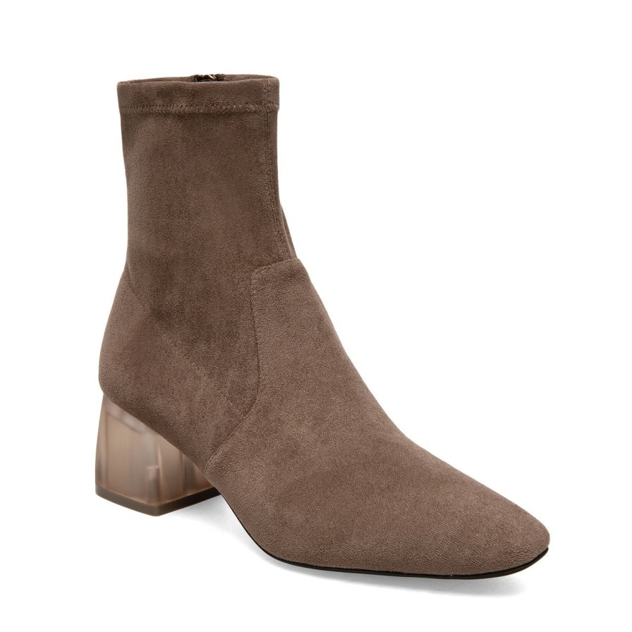 Women Silent D Ankle Boots | Maretolp Boot Taupe