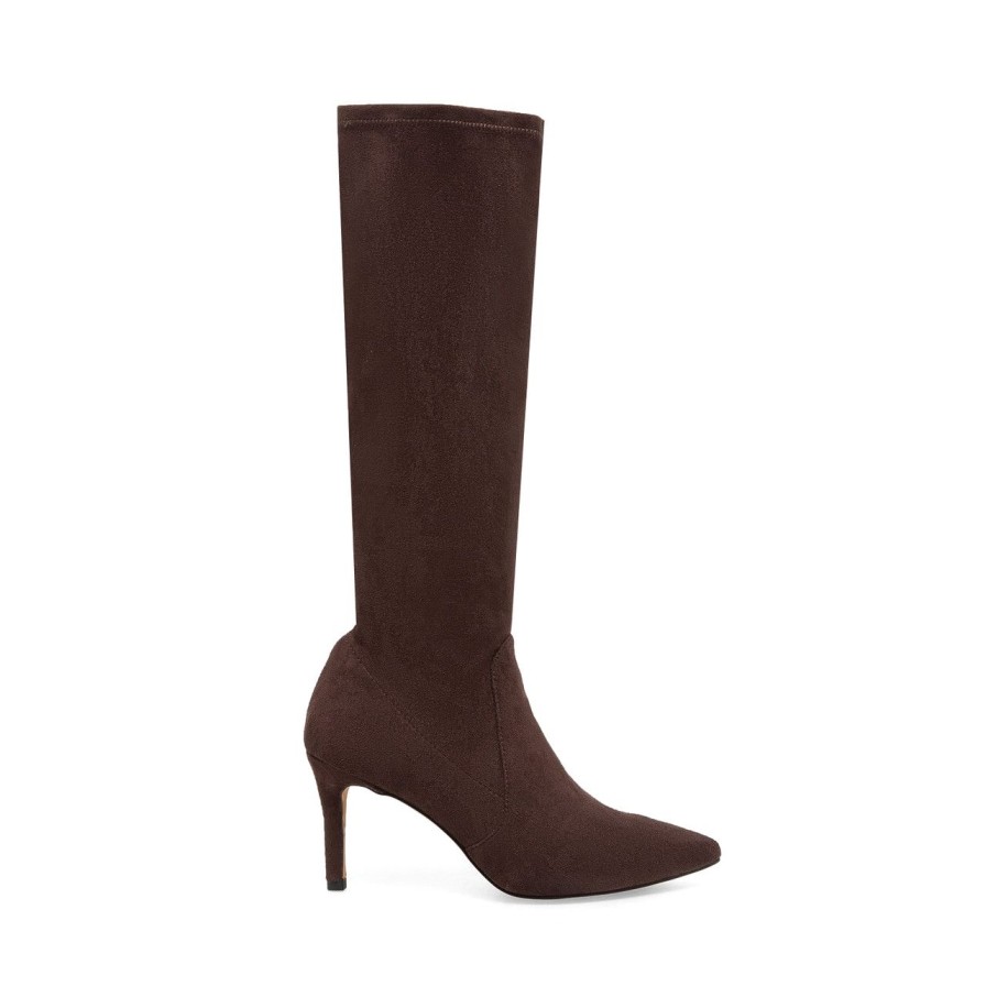 Women Silent D Tall Boots | Boydy Boot Chocolate