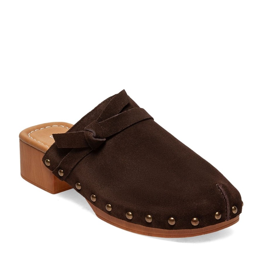 Women Silent D Mules & Clogs | Hearme Clog Chocolate