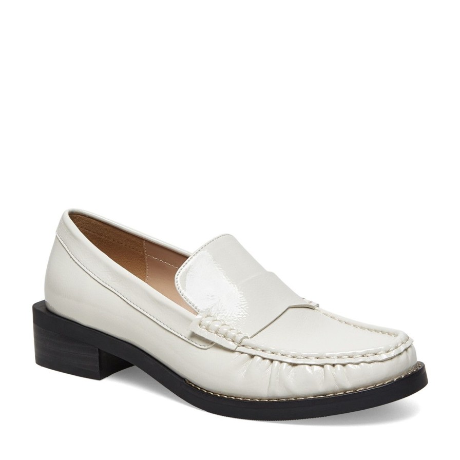 Women Silent D Flats & Loafers | Lara Loafer Oatmilk