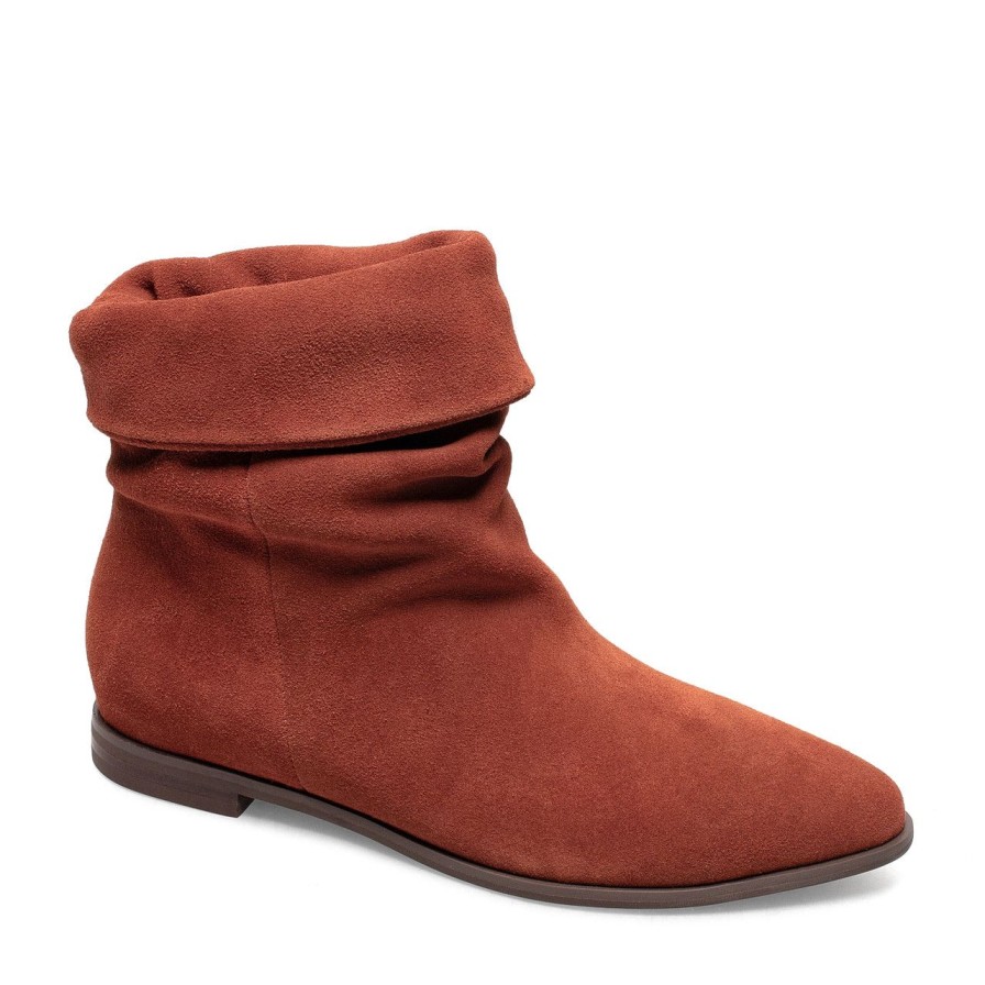 Women Silent D Ankle Boots | Winglet Boot Rust