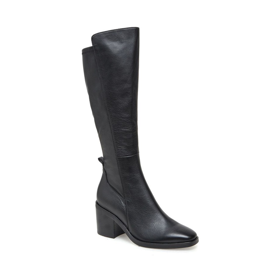 Women Silent D Tall Boots | Neem Boot Black