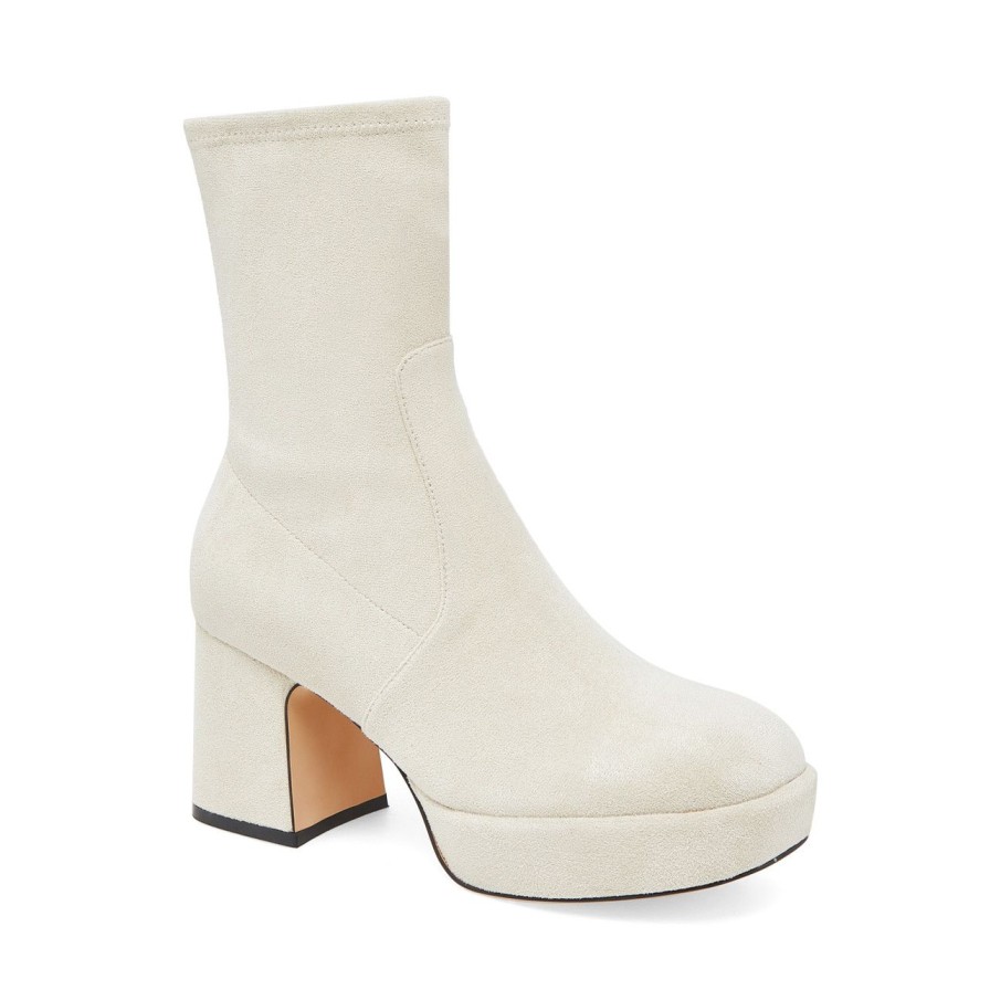 Women Silent D Ankle Boots | Otto Boot Oatmilk