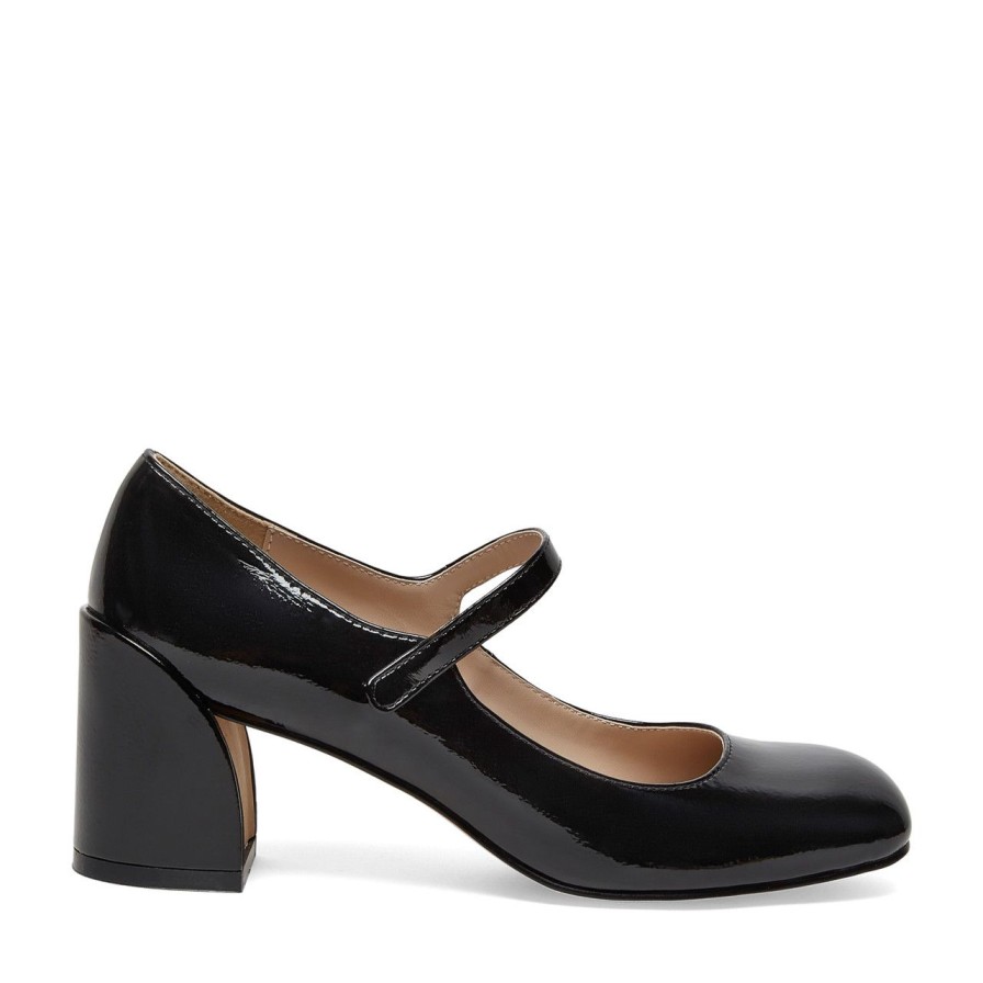 Women Silent D Heels | Korin Pump Black