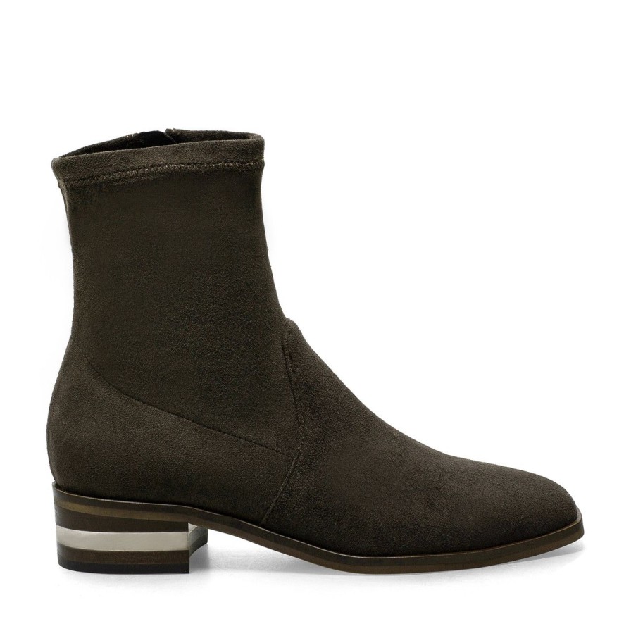 Women Silent D Ankle Boots | Fuller Boot Chocolate