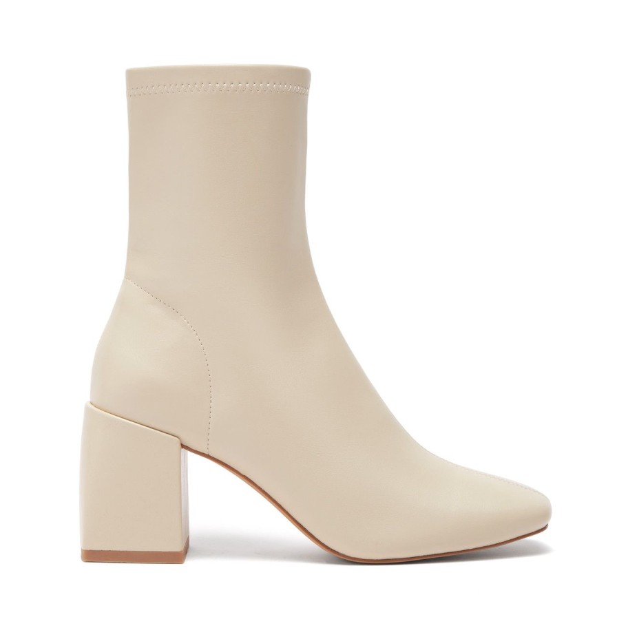 Women Silent D Ankle Boots | Carina Boot Oatmilk