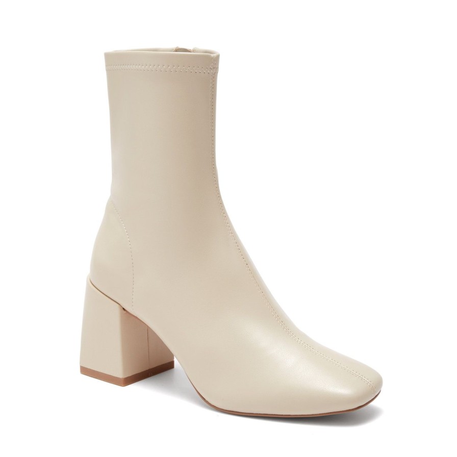 Women Silent D Ankle Boots | Carina Boot Oatmilk