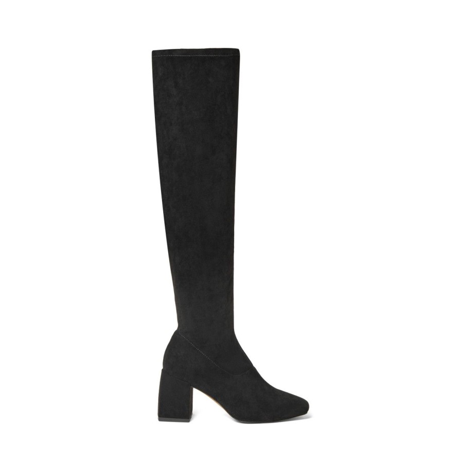 Women Silent D Tall Boots | Caribe Boot Black