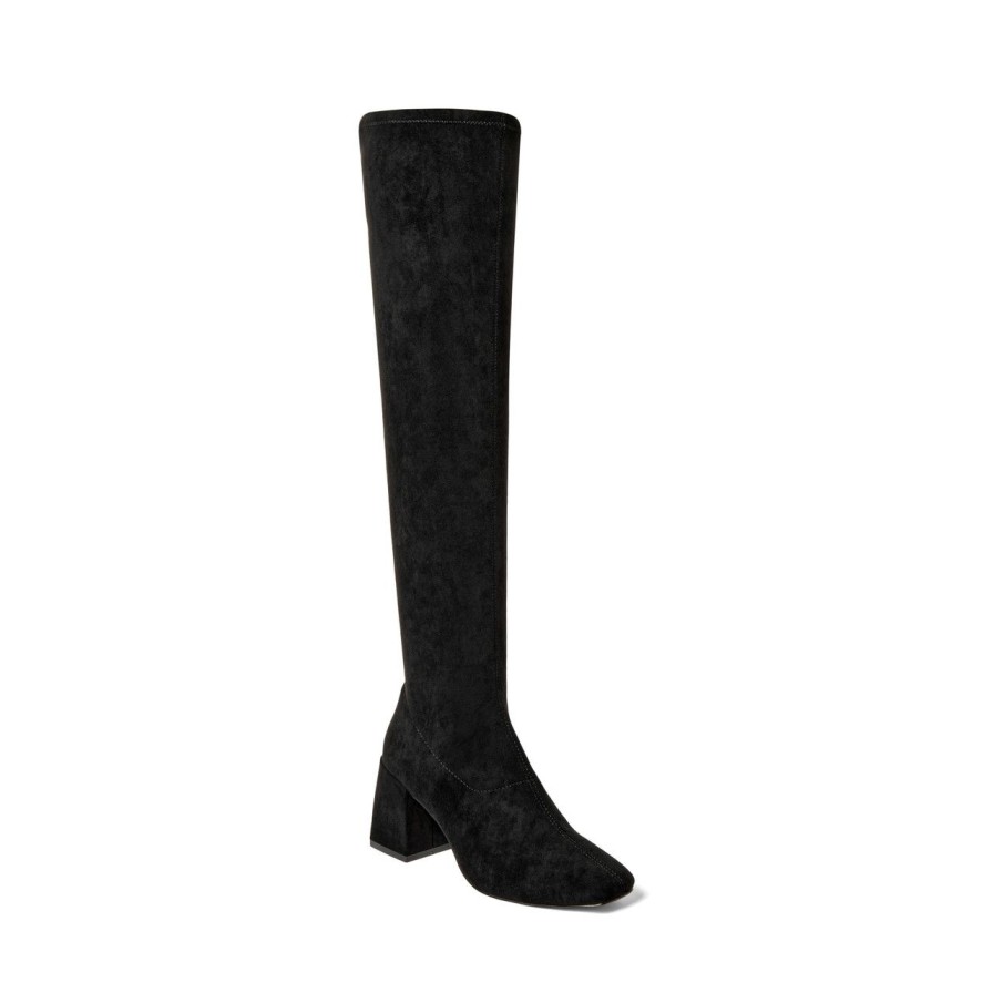 Women Silent D Tall Boots | Caribe Boot Black