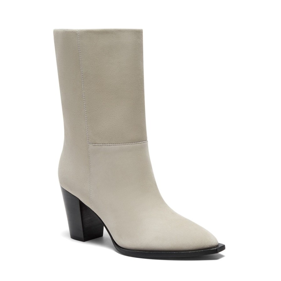 Women Silent D Tall Boots | Ivon Boot Chalk