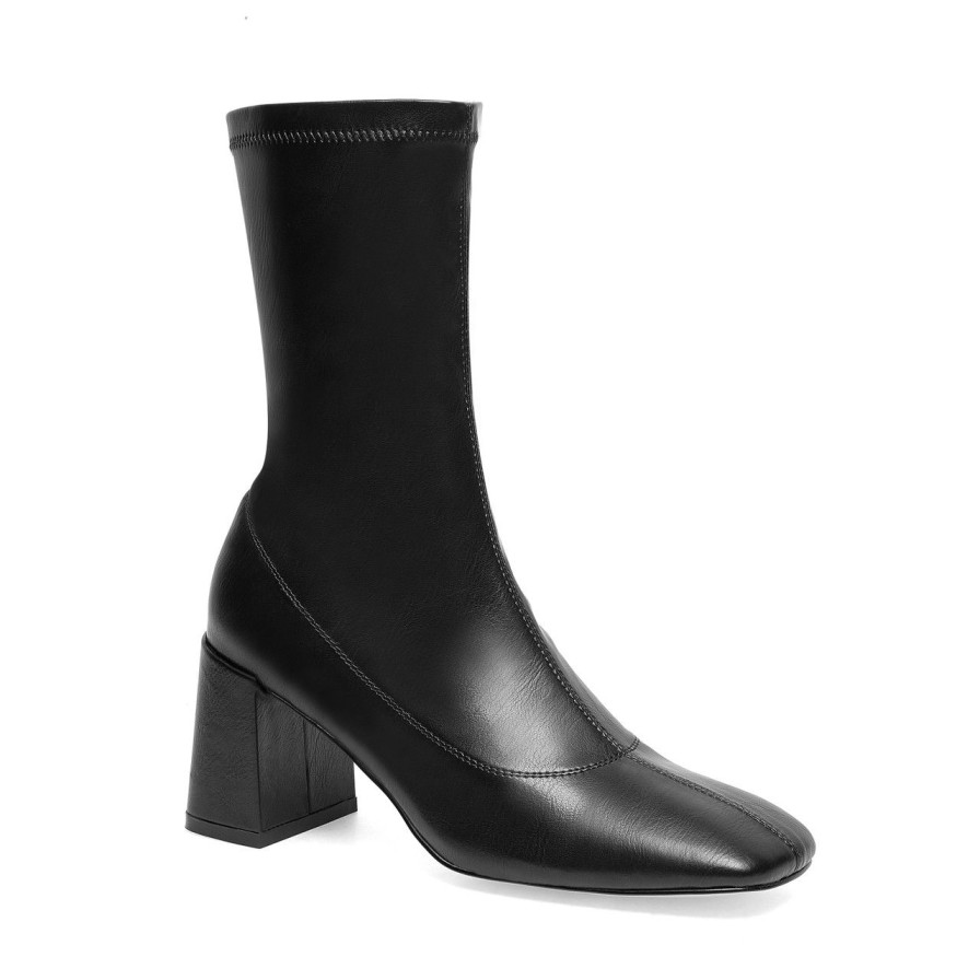 Women Silent D Ankle Boots | Tellme Boot Black