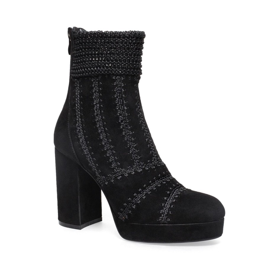 Women Silent D Ankle Boots | Yasmin Boot Black