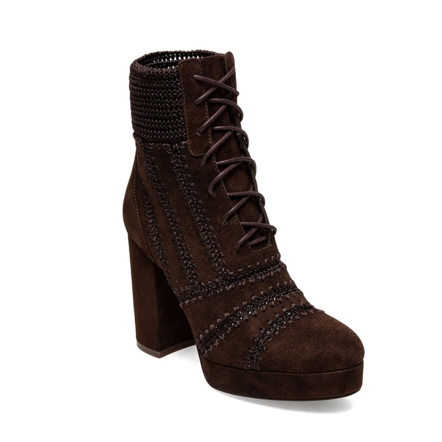 Women Silent D Ankle Boots | Yestie Boot Chocolate