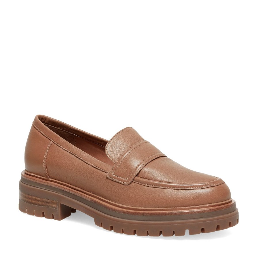 Women Silent D Flats & Loafers | Annas Loafer Tan