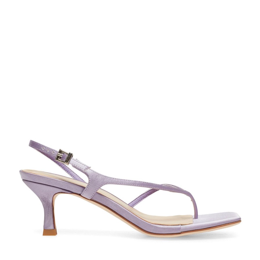 Women Silent D Heels | Dallasy Sandal Lilac