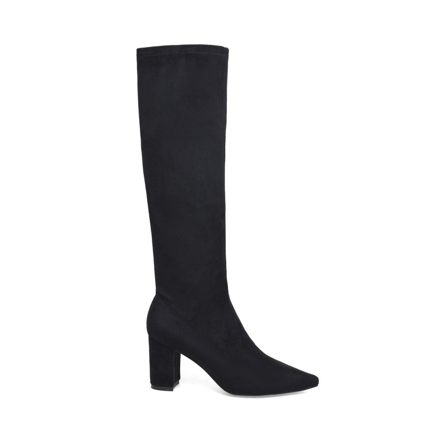 Women Silent D Tall Boots | Komass Boot Black