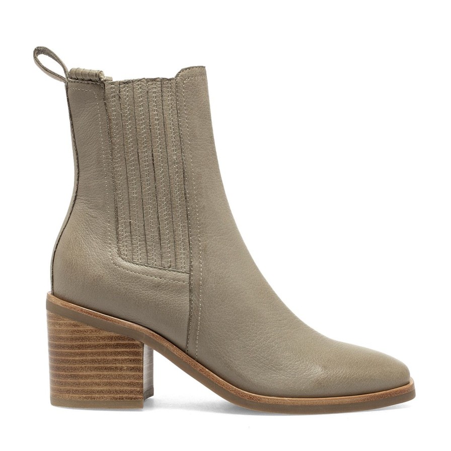 Women Silent D Ankle Boots | Naydo Boot Khaki