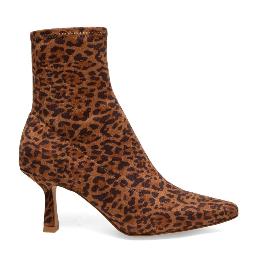 Women Silent D Ankle Boots | Audry Boot Tan Leopard