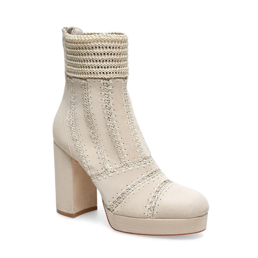 Women Silent D Ankle Boots | Yasmin Boot Oatmilk