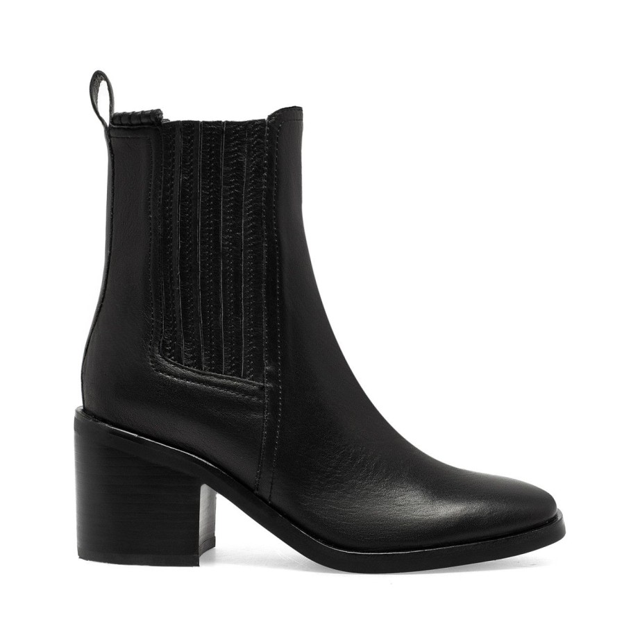 Women Silent D Ankle Boots | Naydo Boot Black