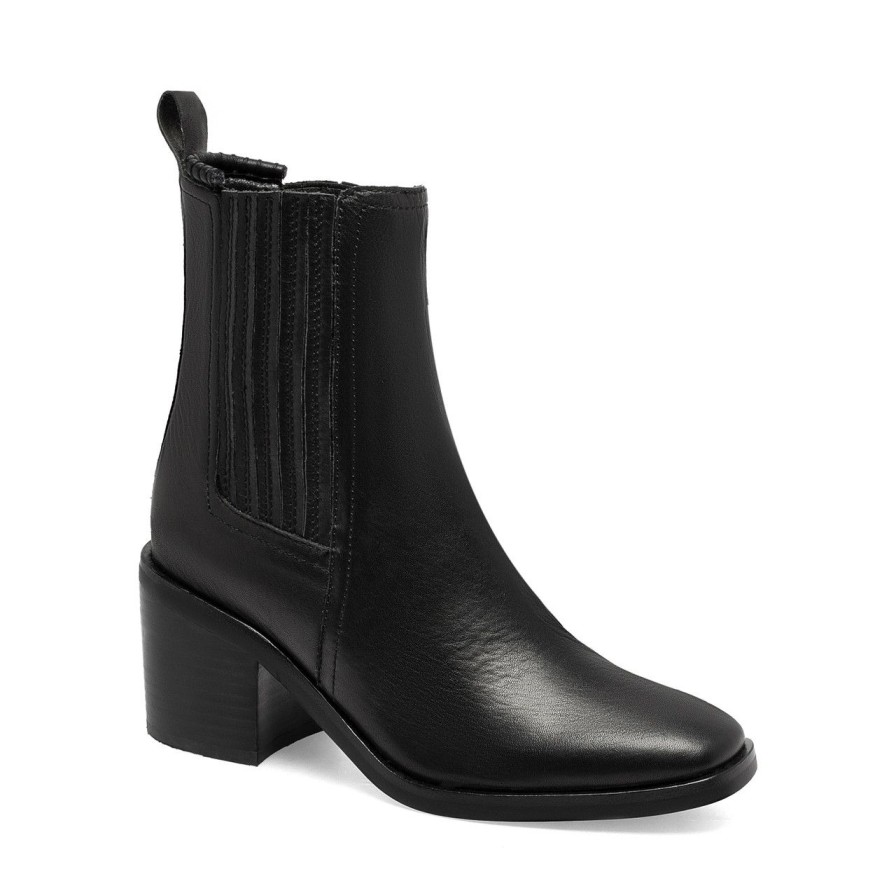 Women Silent D Ankle Boots | Naydo Boot Black