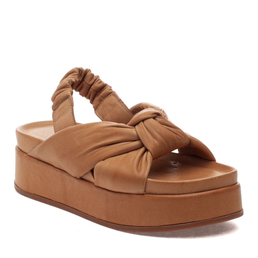 Women Silent D Flats | Pance Sandal Latte