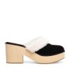 Women Silent D Mules & Clogs | Fuzzee Clog Black